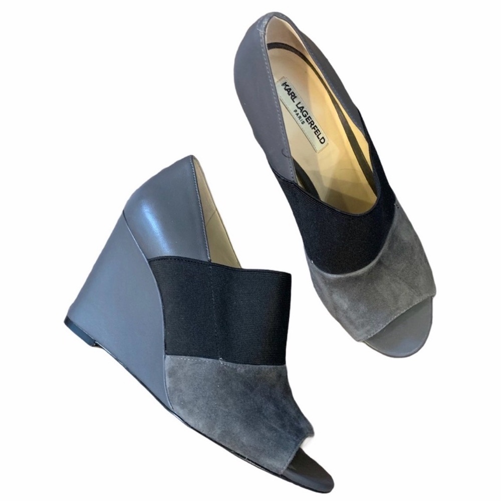 Karl Lagerfeld wedge heels